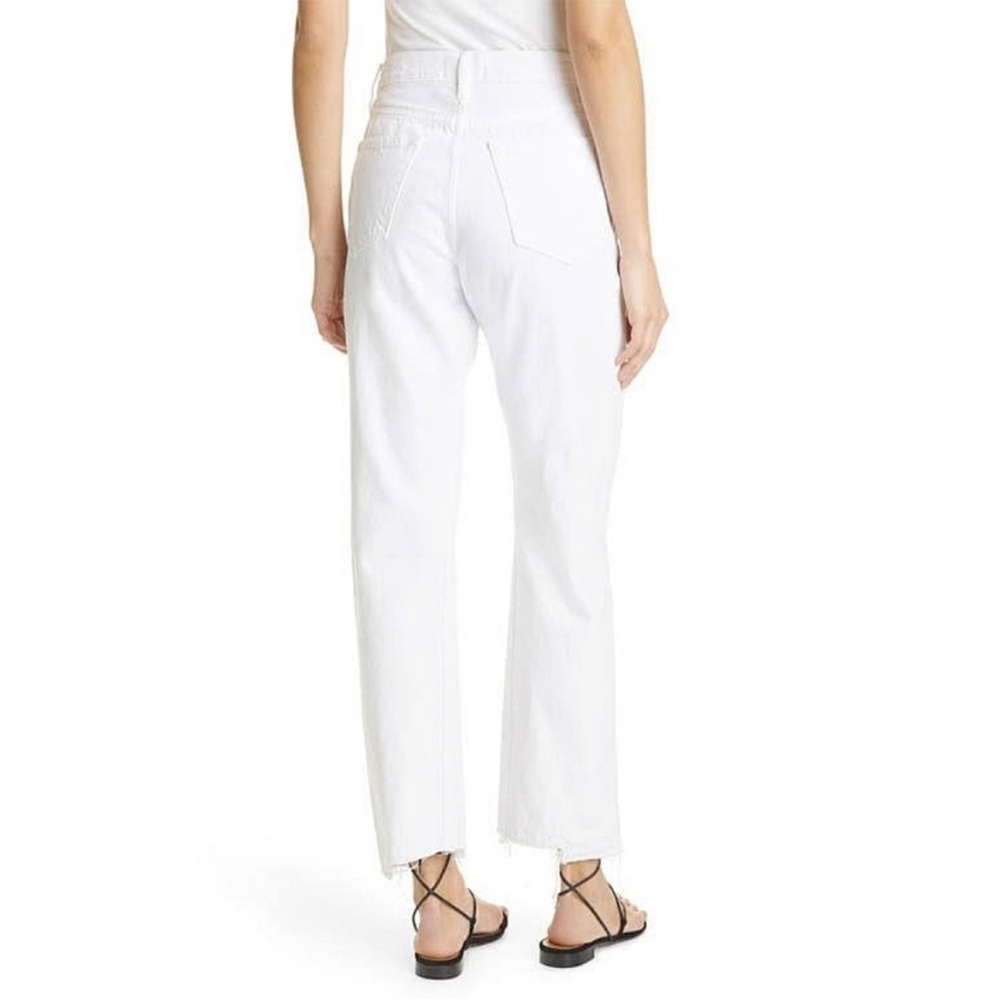 Frame Le Hollywood Crop 26 white distressed - Picture 7 of 10